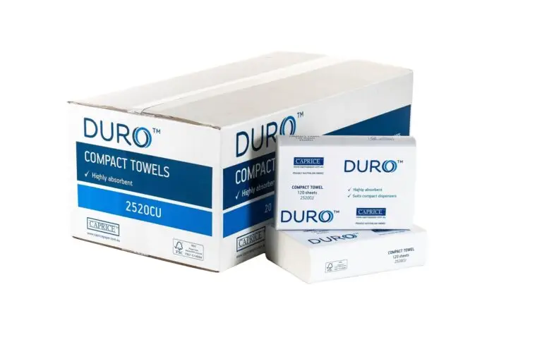 Compact Towel Duro 25x20cm (2400 Sheet) Carton
