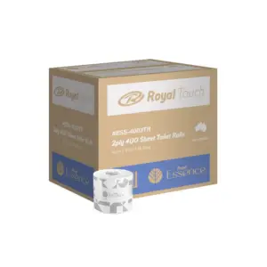 Toilet Roll 400 Sheet 2 PLY 48 Pack Individually Wrapped Carton